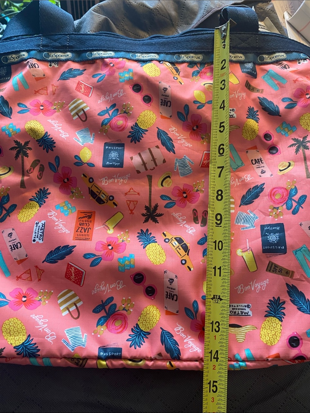 LeSportsac Hailey Tote Bag in Tropical Voyage Print - **NWT** - Picture 4 of 9